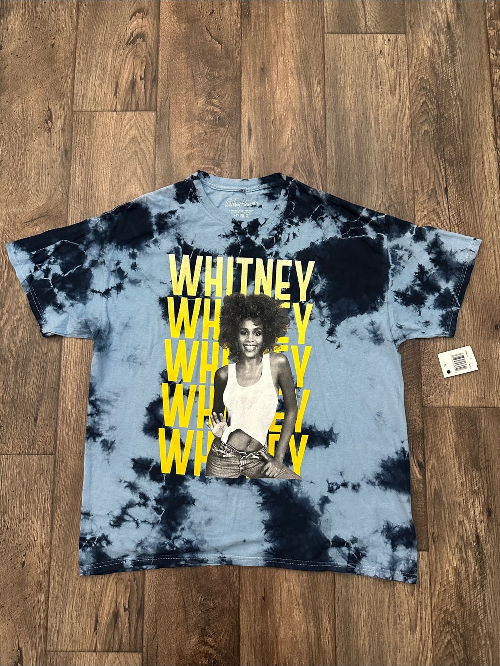 Whitney Houston 100% Cotton T Shirt Women’s Size XL Blue